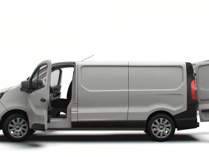 Renault Trafic L2H1 HQInterior 2023 3D Model