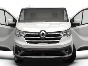 Renault Trafic L2H1 HQInterior 2023 3D Model