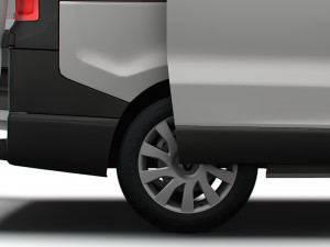 Renault Trafic L2H1 HQInterior 2023 3D Model