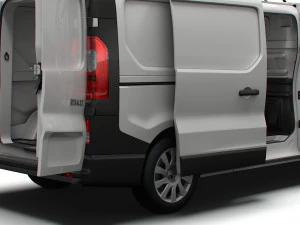 Renault Trafic L2H1 HQInterior 2023 3D Model