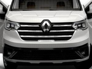 Renault Trafic L2H1 HQInterior 2023 3D Model