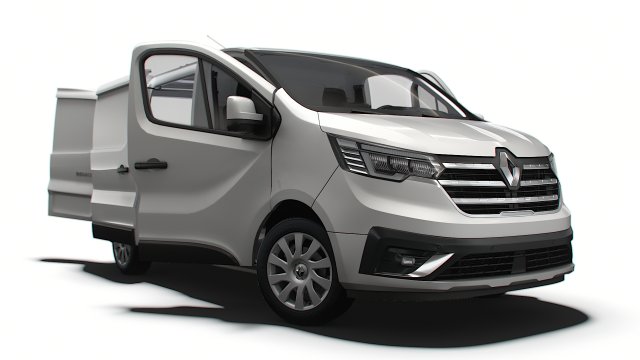 Renault Trafic L1H1 HQInterior 2023 Model 3D .c4d .max .obj .3ds .fbx .stl .blend 