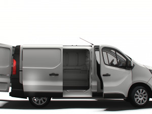 Renault Trafic L1H1 HQInterior 2023 Model 3D