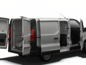 Renault Trafic L1H1 HQInterior 2023 Model 3D