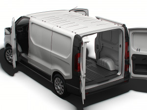 Renault Trafic L1H1 HQInterior 2023 Model 3D