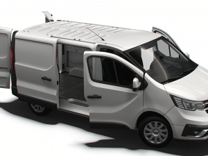 Renault Trafic L1H1 HQInterior 2023 Model 3D