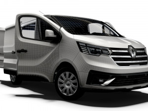 Renault Trafic L1H1 HQInterior 2023 Model 3D