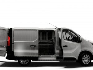 Renault Trafic L1H1 HQInterior 2023 Model 3D