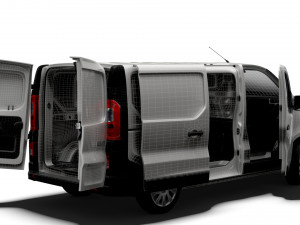 Renault Trafic L1H1 HQInterior 2023 Model 3D