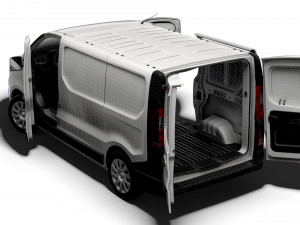 Renault Trafic L1H1 HQInterior 2023 Model 3D