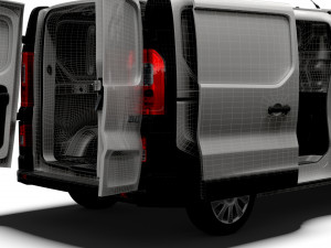 Renault Trafic L1H1 HQInterior 2023 Model 3D