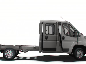 Peugeot Boxer Chassis HQInterior CrCab 3800WB 2023 3D Model