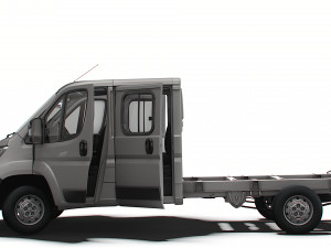 Peugeot Boxer Chassis HQInterior CrCab 3800WB 2023 3D Model