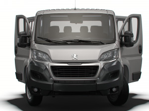 Peugeot Boxer Chassis HQInterior CrCab 3800WB 2023 3D Model