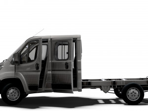 Peugeot Boxer Chassis HQInterior CrCab 3800WB 2023 3D Model
