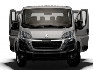 Peugeot Boxer Chassis HQInterior CrCab 3800WB 2023 3D Model
