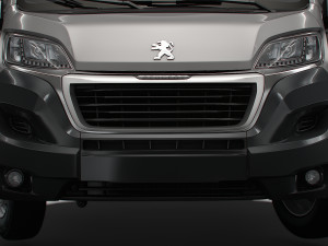 Peugeot Boxer Chassis Truck CrCab 3450WB HQInterior 2023 3D 模型