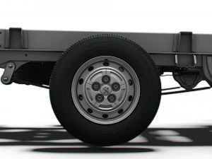 Peugeot Boxer Chassis Truck CrCab 3450WB HQInterior 2023 3D Model