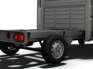 Peugeot Boxer Chassis Truck CrCab 3450WB HQInterior 2023 3D 模型