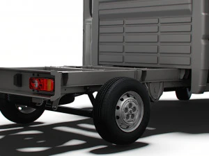 Peugeot Boxer Chassis Truck CrCab 3450WB HQInterior 2023 3D Model