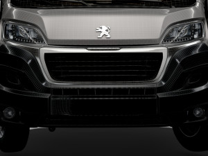Peugeot Boxer Chassis Truck CrCab 3450WB HQInterior 2023 3D 模型