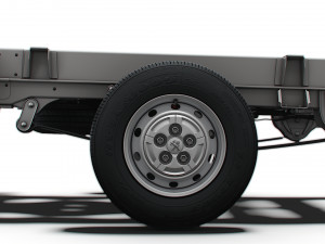 Peugeot Boxer Chassis Truck CrCab 4035WB HQInterior 2023 Modèle 3D