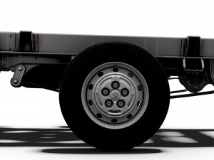 Peugeot Boxer Chassis Truck CrCab 4035WB HQInterior 2023 Modèle 3D