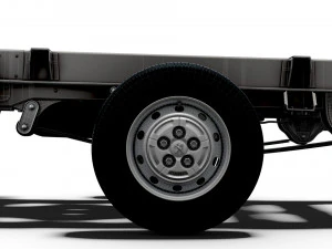 Peugeot Boxer Chassis Truck CrCab 4035WB HQInterior 2023 3D Model
