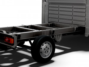 Peugeot Boxer Chassis Truck CrCab 4035WB HQInterior 2023 Modèle 3D