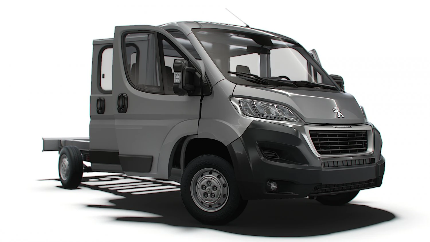 Peugeot Boxer Chassis Truck CrCab 4035WBXL HQInterior 2023 3D Model .c4d .max .obj .3ds .fbx .stl .blend 