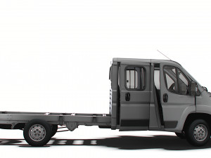 Peugeot Boxer Chassis Truck CrCab 4035WBXL HQInterior 2023 3D Model