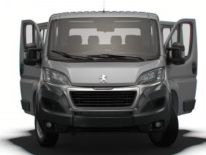 Peugeot Boxer Chassis Truck CrCab 4035WBXL HQInterior 2023 3D Model