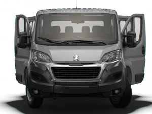 Peugeot Boxer Chassis Truck CrCab 4035WBXL HQInterior 2023 3D Model