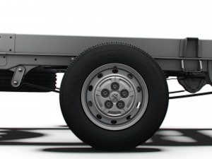 Peugeot Boxer Chassis Truck CrCab 4035WBXL HQInterior 2023 3D Model