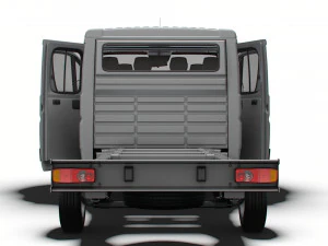 Peugeot Boxer Chassis Truck CrCab 4035WBXL HQInterior 2023 3D Model