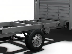 Peugeot Boxer Chassis Truck CrCab 4035WBXL HQInterior 2023 3D Model