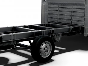 Peugeot Boxer Chassis Truck CrCab 4035WBXL HQInterior 2023 3D Model