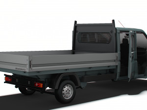 Peugeot Boxer Crew Cab Truck HQInterior 2023 3D मॉडल