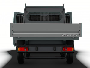 Peugeot Boxer Crew Cab Truck HQInterior 2023 3D मॉडल