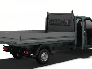 プジョー ボクサー クルーキャブ トラック本社インテリア 2023 3Dモデル