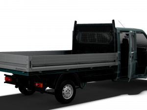 Peugeot Boxer Crew Cab Truck HQInterior 2023 3D मॉडल