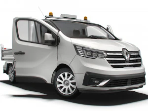 Renault Trafic Basculante HQ Interior 2023 Modelo 3D