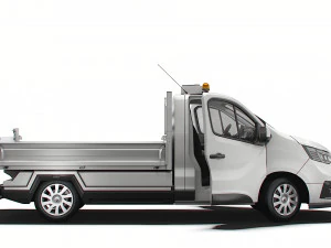 Renault Trafic Tipper HQ Interior 2023 3D Model