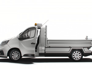 Renault Trafic Tipper HQ Interior 2023 3D Model