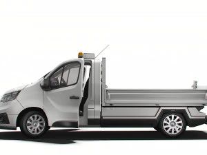 Renault Trafic Tipper HQ Interior 2023 3D Model