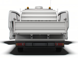 Renault Trafic Tipper HQ Interior 2023 3D Model
