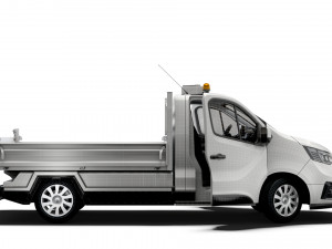 Renault Trafic Tipper HQ Interior 2023 3D Model