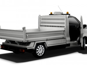 Renault Trafic Tipper HQ Interior 2023 3D Model