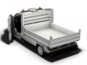 Renault Trafic Tipper HQ Interior 2023 3D Model