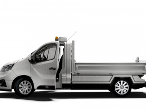 Renault Trafic Tipper HQ Interior 2023 3D Model